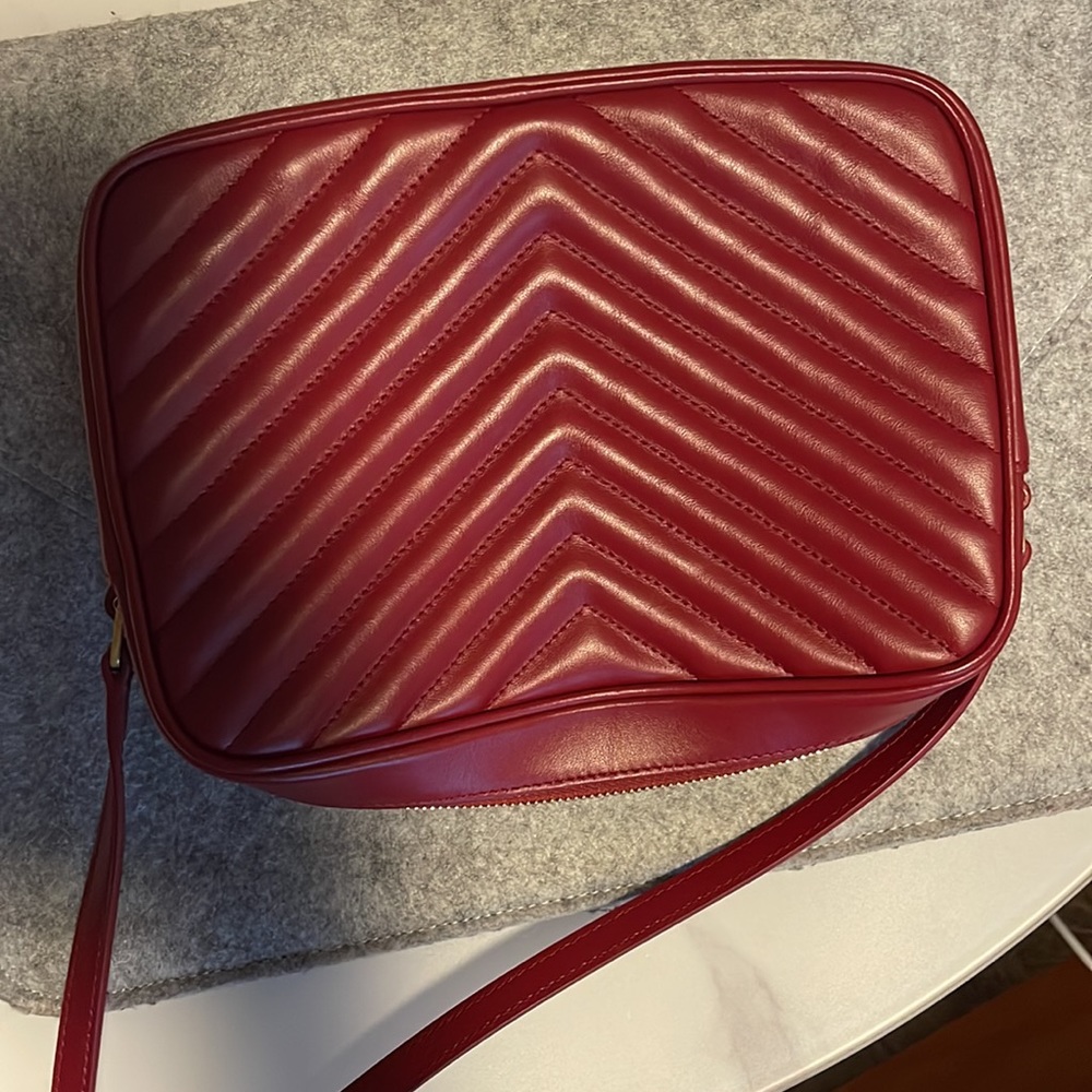 Red Ysl Crossbody Gem